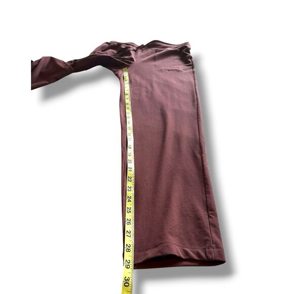 Athletic Works Pants Women’s Fleece Lined Pocket Straight Leg Small Purple - Picture 8 of 8